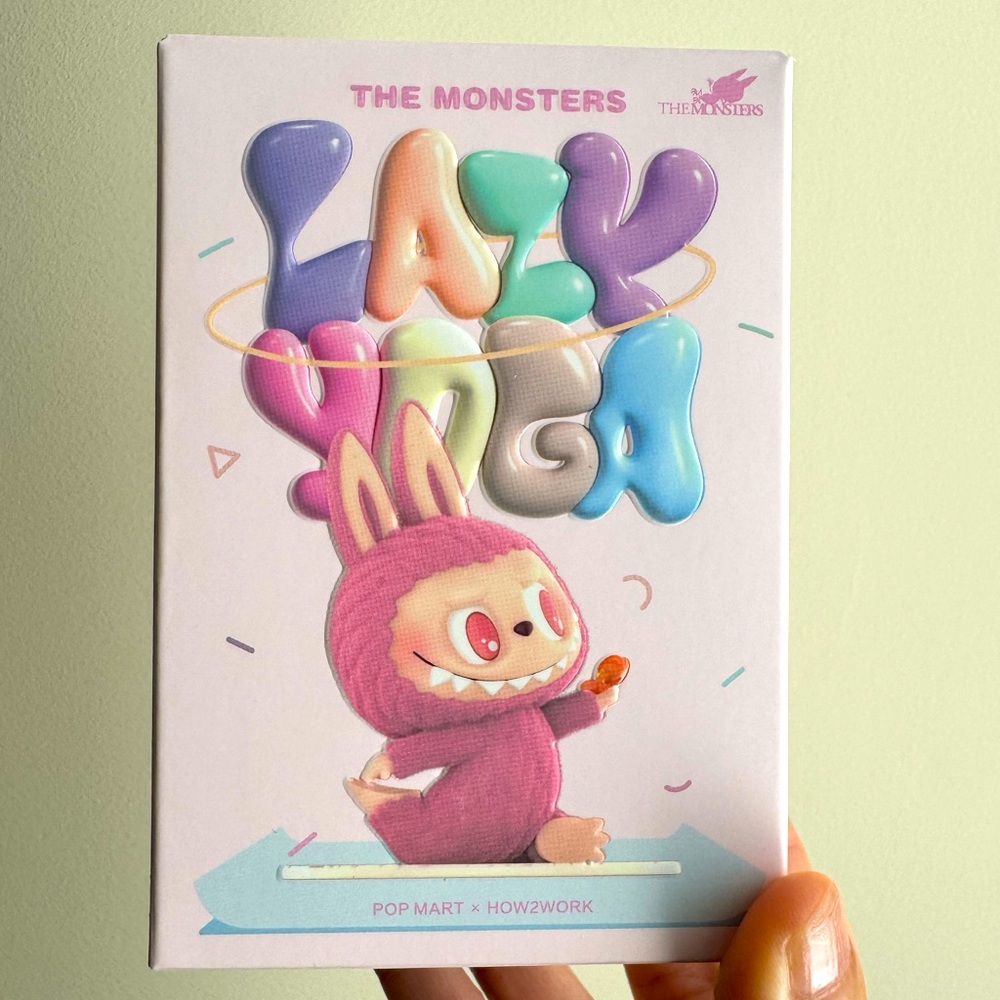 Labubu BNIB & Authentic THE MONSTERS LAZY YOGA SERIES FIGURE. Sold out!